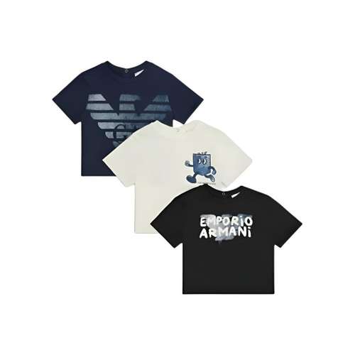 EMPORIO ARMANI T-рубашка Детская одежда T-рубашка 3 упаковки для младенцев и малышей