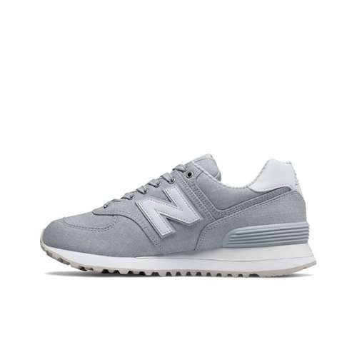 New Balance NB 574 Low Топ Беговые кроссовки Женские Серо-зеленый