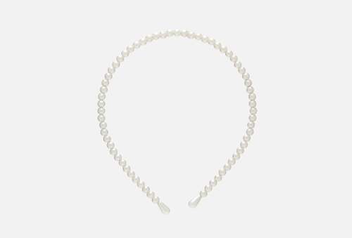 Ободок для волос | RINOVA | жемчужный