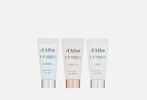 Набор миниатюр солнцезащитных кремов | d'Alba | Vegan Sun Cream Kit