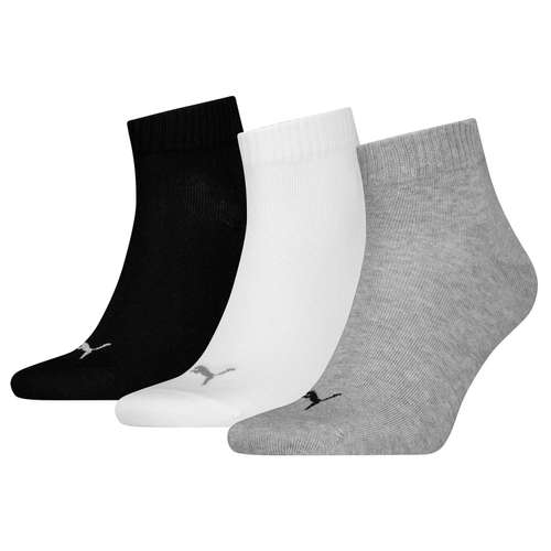 Носки PUMA UNISEX QUARTER PLAIN 3P
