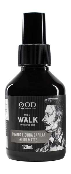 QOD Barber Shop Efeito Matte Liquida Capilar Pomada