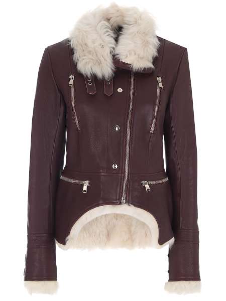 Дубленка кожаная, ALEXANDER MCQUEEN, 3953425/6200