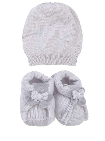 Комплект шапочка и пинетки, LA PERLA, 48586/Y6L