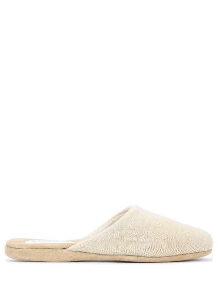 Тапочки из кашемира и замши, MASSERANO CASHMERE, Sara 5528/cap
