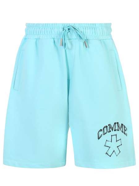 Шорты хлопковые, COMME DES FUCKDOWN, CDFU2159 VERDE ACQUA