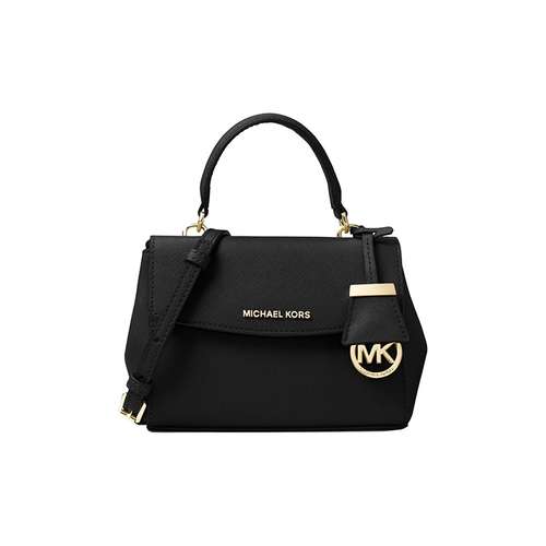 MICHAEL KORS MK Ava Коровья кожа Спилок Сумка через плечо Сумка Женская Чисто черная