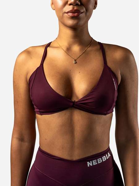 Топ спортивный женский Nebbia Medium-Support Sports Bra TWIST-KNOT 423