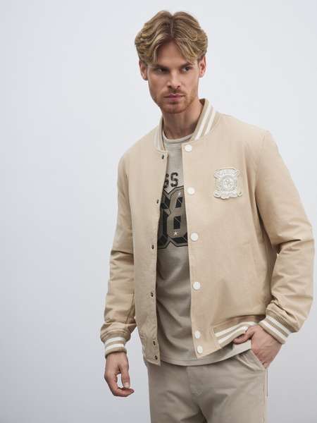 Мужской бомбер GUESS (хлопок) EMBLEM BOMBER