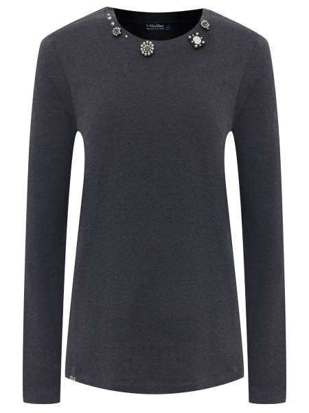 Лонгслив хлопковый, S MAX MARA, UTILITA2399760233002