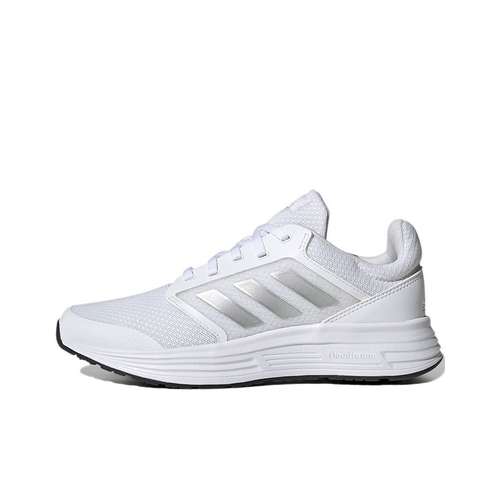 Adidas Galaxy 5 Ткань Устойчивая к Износу Низкие Беговые Кроссовки Женские Белые