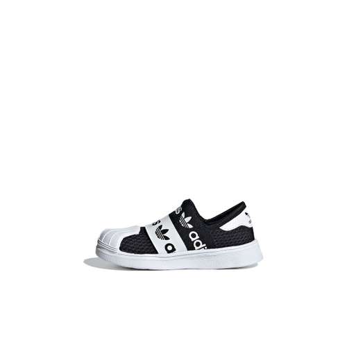 Adidas Originals Устойчивая к истиранию низкая обувь для скейтбординга Черно-белая для малышей и дошкольников