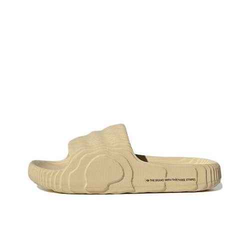adidas originals Adilette 22 Резиновая подошва Устойчивая к истиранию Шлепанцы Унисекс Светло-желтый