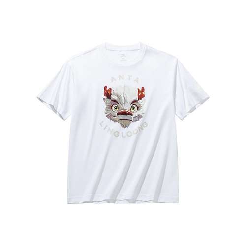 Anta Serpent Sports Lifestyle Collection T-Shirt Унисекс Снежно-Белая