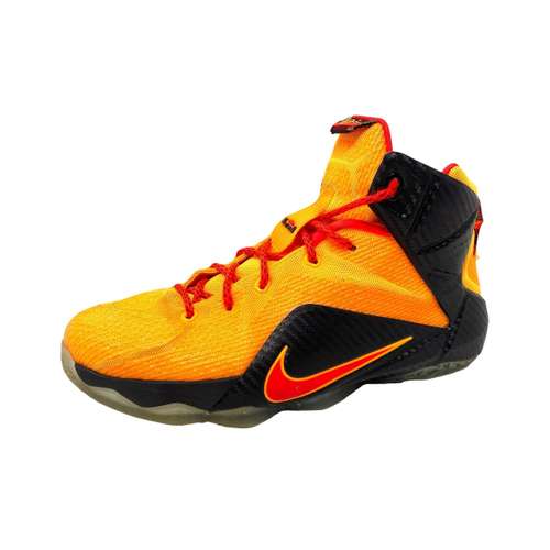 Nike Lebron 12 Противоскользящий Устойчивый к истиранию Противоскользящий Устойчивый к истиранию MID Верх