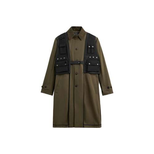 ZARA x ANDERSSON BELL SS25 Тренчкот Мужской Хаки