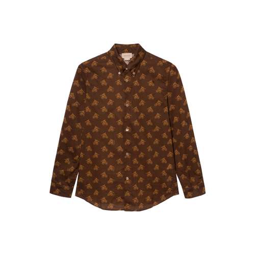 GUCCI Коричневые Детские Рубашки