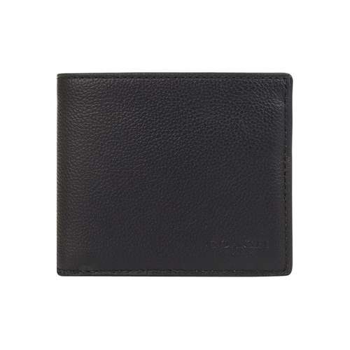 COACH Кошелек Billfold из мягкой кожи мужской черный