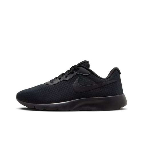 Nike Tanjun Противоскользящие Амортизация Противоскользящие Амортизация Низкие Детские Беговые Кроссовки Черные