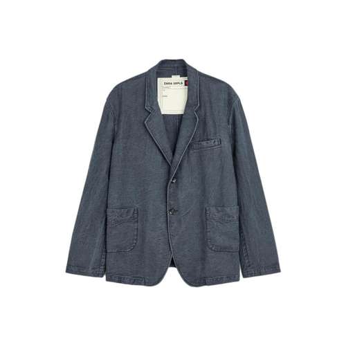 ZARA Linen SS25 Бизнес Костюм Мужской