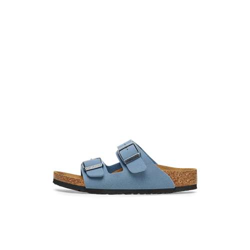 Birkenstock Синтетическая кожа Детские домашние тапочки Элемент Синий Узкая версия Детский