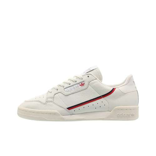 Adidas Originals Continental 80 Low Топ Скейтборд Кроссовки Мужские Бежевый Белый Красный