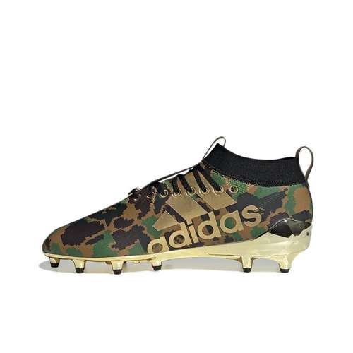 A BATHING APE X Adidas Bape Cleats Ткань устойчивая к истиранию футбольные бутсы мужской коричнево-зеленый