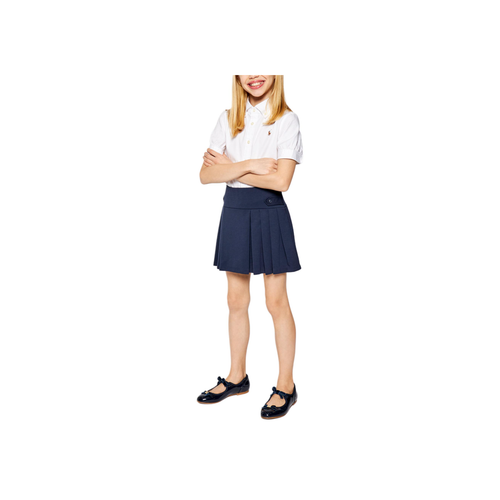 Polo Ralph Lauren Детская одежда SS22 Однотонная Рубашка Летняя Детская Белая