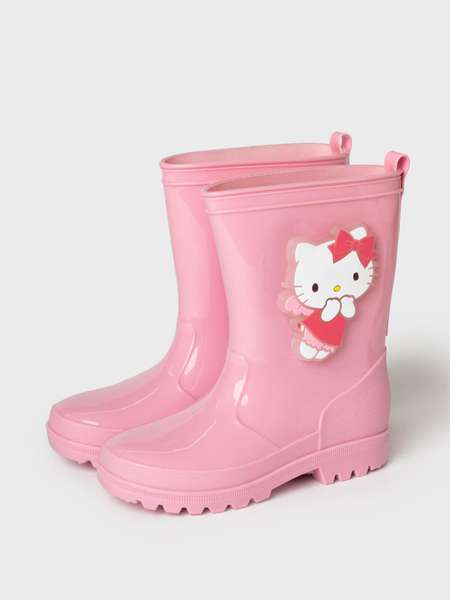 PlayToday, Сапоги резиновые детские для девочки с подсветкой Hello Kitty