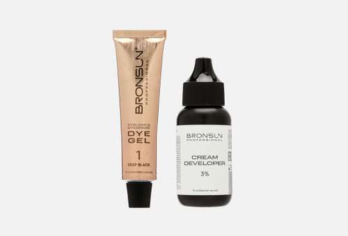 Набор для окрашивания ресниц и бровей | INNOVATOR COSMETICS | Bronsun eyelash and eyebrow dyeing kit