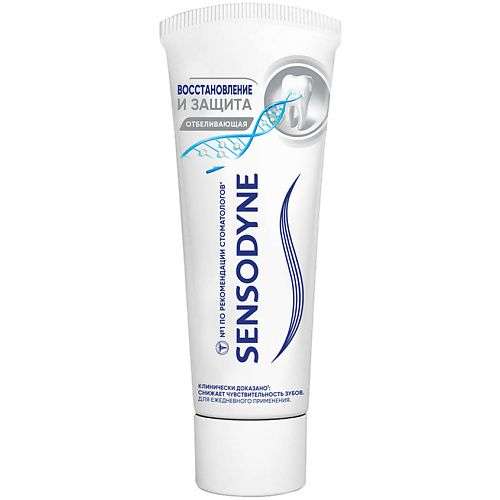 SENSODYNE Зубная паста отбеливающая Восстановление и Защита