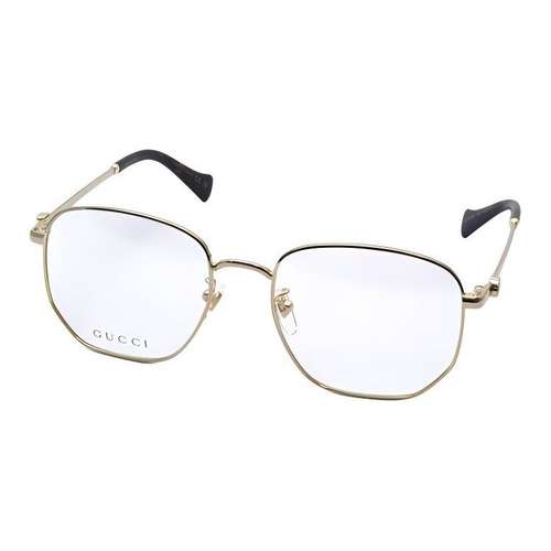 GUCCI Оправы для очков с фигурным дизайном Унисекс Золото