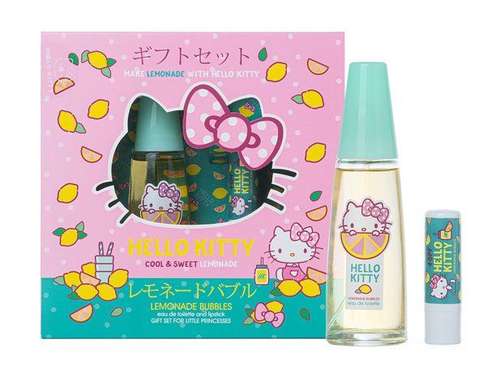 Hello Kitty Lemonade Bubbles Eau De Toilette And Lipstick Set