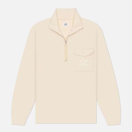 Мужская толстовка C.P. Company Diagonal Raised Fleece Half Zip Regular