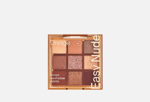 Палетка теней для век | Divage | Eyeshadow Palette Easy Nude