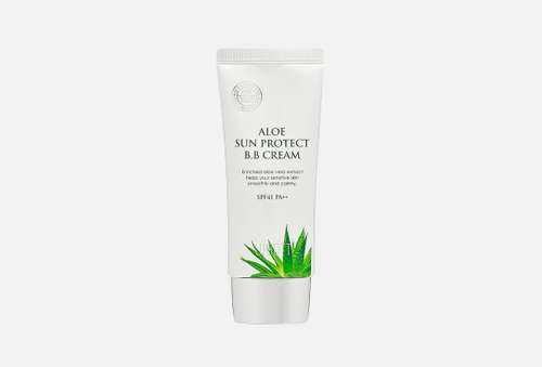 Солнцезащитный BB-крем с алоэ вера SPF 41 PA++ | Jigott | ALOE SUN PROTECT BB CREAM