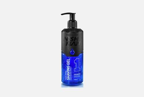 Гель для бритья с охлаждающим эффектом | NISHMAN | SHAVING GEL BLUE N.1