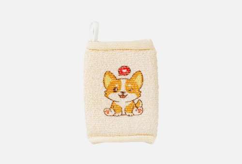 Мочалка для тела | VIVAL | Baby Scrubber, Corgi