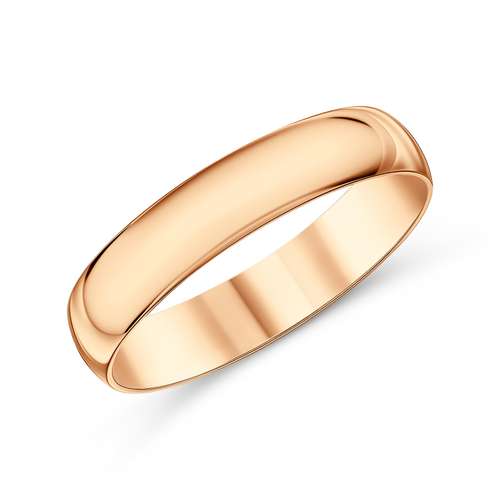 Золотое обручальное кольцо