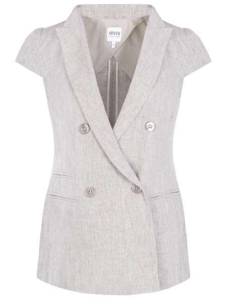 Жакет льняной, ARMANI COLLEZIONI, 51/54/106