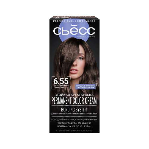 СЬЁСС Стойкая крем-краска для волос Permanent Color Cream Bonding System