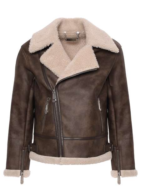 Дубленка из экомеха, PHILIPP PLEIN, MRB2897/04
