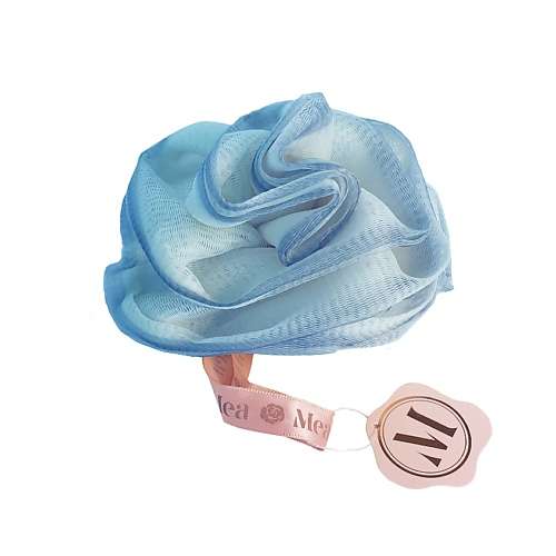 MEA Губка-цветок для душа синяя