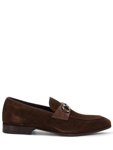 Лоферы Cremona замшевые, S.FERRAGAMO, 06857363E