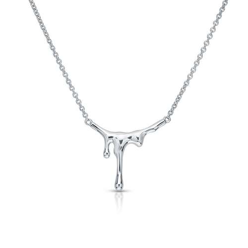 Колье из серебра