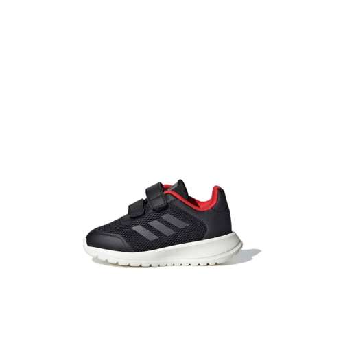 Adidas Tensaur Аbrasion Resistant Низкие Кроссовки для Малышей Черные для Новорожденных и Малышей