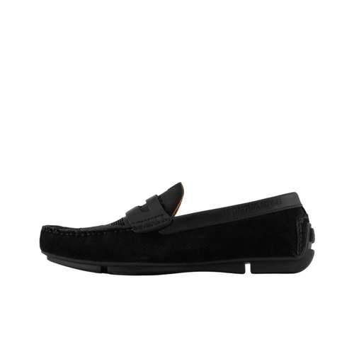 EMPORIO ARMANI Artificial Suede Loafers Men's Dark Green EMPORIO ARMANI Искусственная замша Лоферы Мужской Темно-зеленый