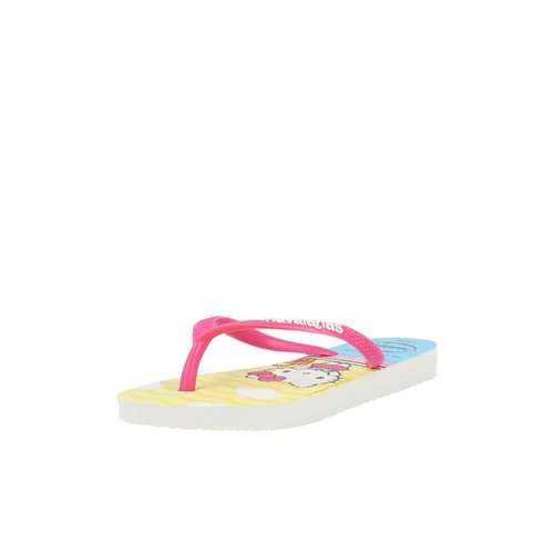 Havaianas x Hello Kitty Детские домашние тапочки Синий Желтый