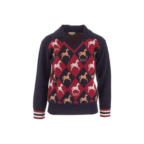GUCCI Свитер FW22 Морской Синий Детский