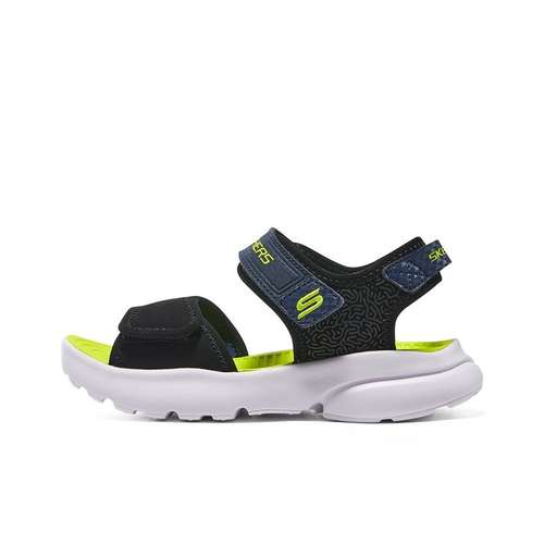 Skechers Razor Splash Детские сандалии зеленые черные для подростков